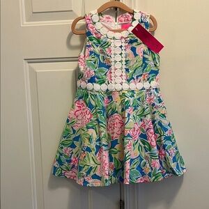 LILLY PULITZER Childs 5 floral dress NWT
